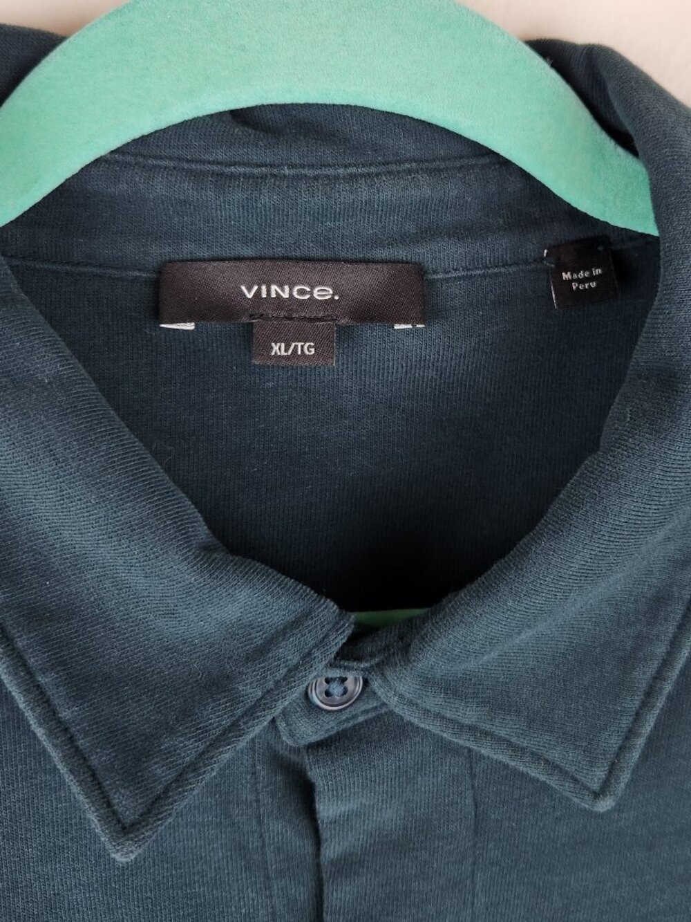 Vince Men's Sueded Cotton Jersey Button-Front Shirt sz XL - Picture 4 of 10